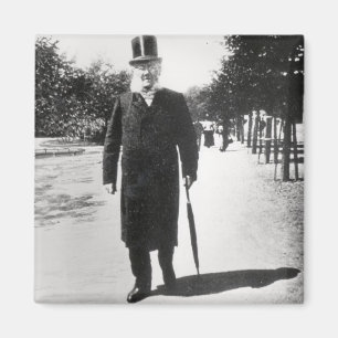 Imán Henrik Ibsen (1828-1906) en Oslo, 1896 (foto de ab