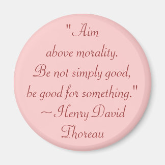 Imán Henry David Thoreau Morality and Purpose