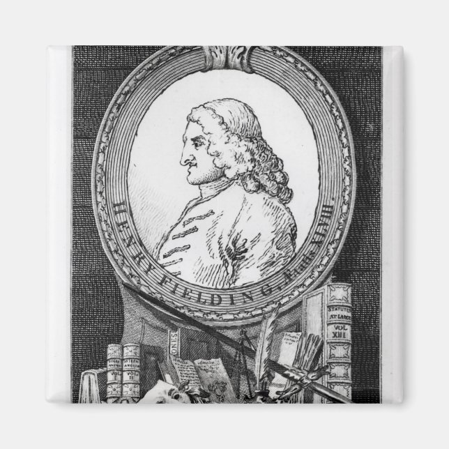 Imán Henry Fielding a la edad de cuarenta y ocho años (Frente)