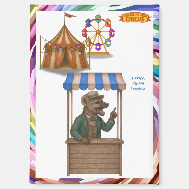 Imán Henry, pregonero de circo (Anverso)