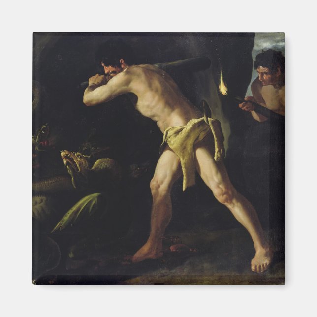 Imán Hércules luchando con la hidra de Lernaea (Frente)
