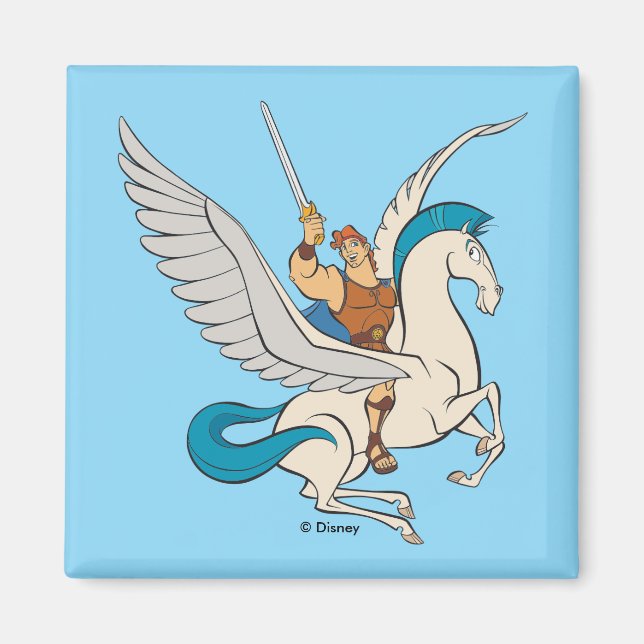 Imán Hercules Riding Pegasus Magnet (Frente)