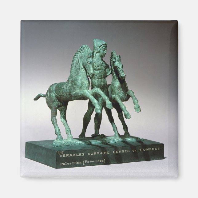Imán Hércules sometiendo a los caballos de Diomedes, (Frente)