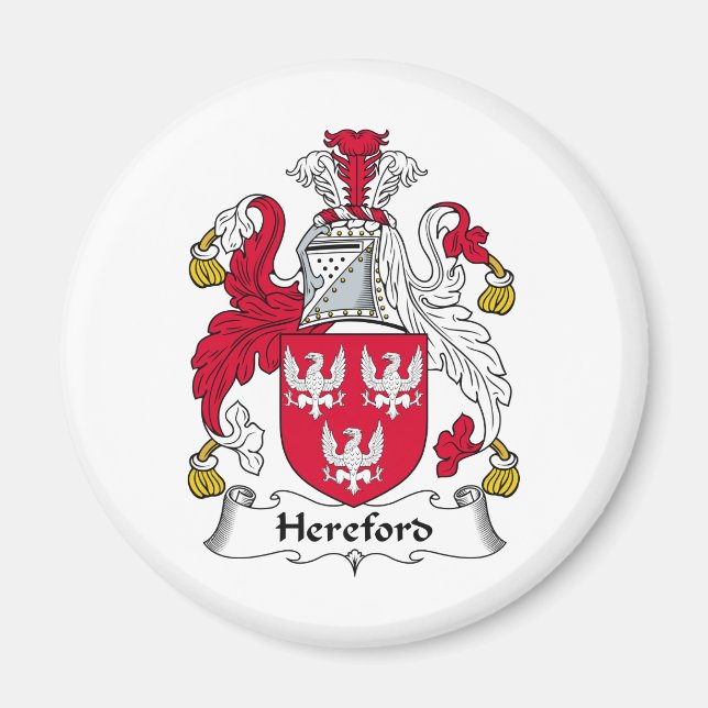 Imán Hereford Family Crest (Frente)