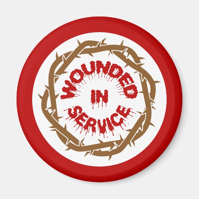 Imán Herido en servicio (Frente)