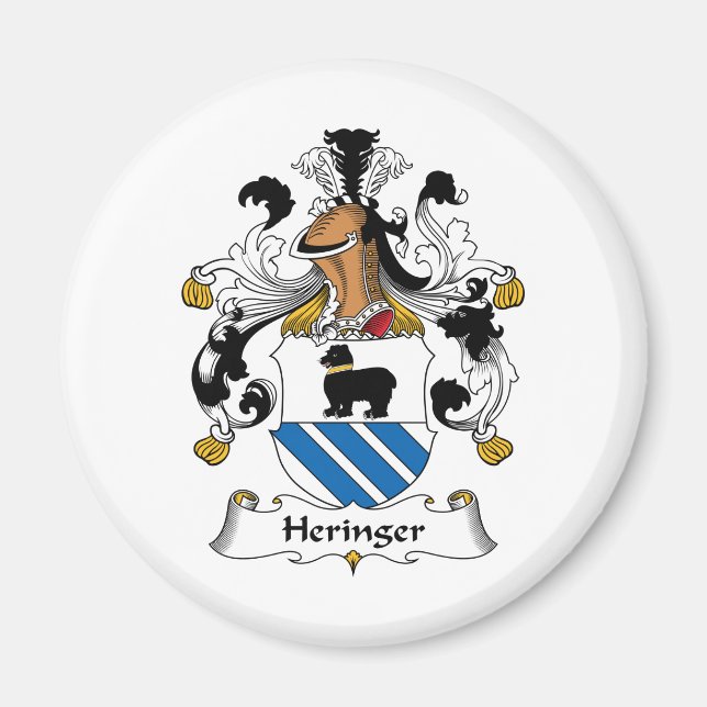 Imán Heringer Family Crest (Frente)