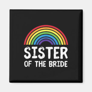 Imán Hermana De La Novia Lgbt Boda Lesbiana Bachelore