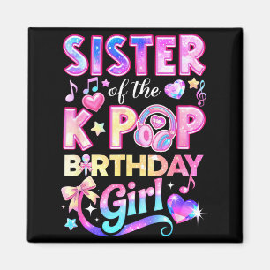 Imán Hermana de las chicas de cumpleaños de k-pop músic
