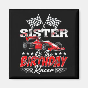 Imán Hermana De Race Car De La Familia Birthday Racer C