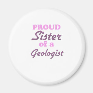 Imán Hermana orgullosa de un geólogo