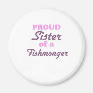 Imán Hermana orgullosa de un pescadero