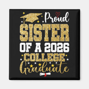 Imán Hermana orgullosa de una graduada universitaria de