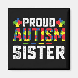 Imán Hermana orgullosa del autismo conciencia familia a