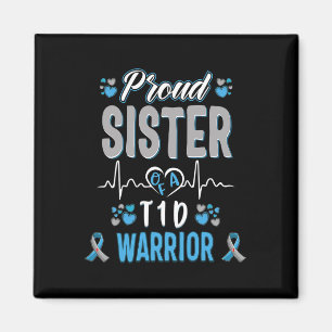 Imán Hermana orgullosa T1D Sensibilización sobre la dia