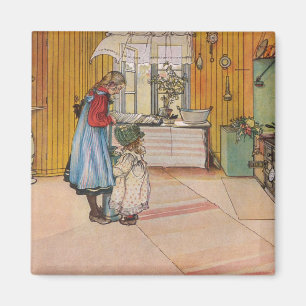 Imán Hermanas - Koket av Carl Larsson