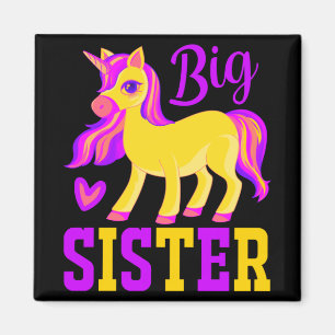 Imán Hermanita Unicornio Mágico