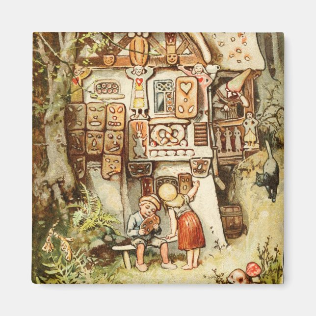 Imán Hermann Vogel - Hansel y Grethel (Frente)
