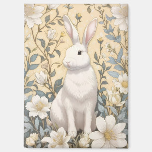 Imán Hermano blanco lindo Pastel Floral Amarilla