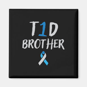 Imán Hermano con diabetes tipo 1 Conciencia para diabét