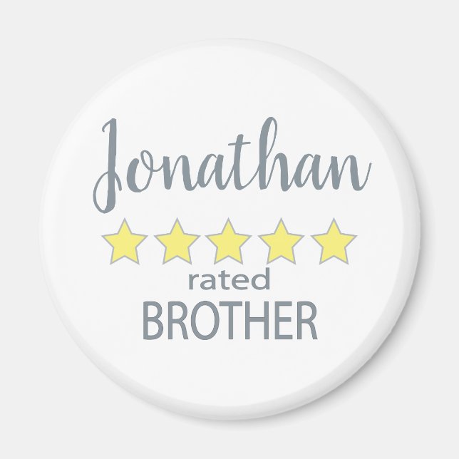 Imán Hermano de 5 Estrellas (Frente)