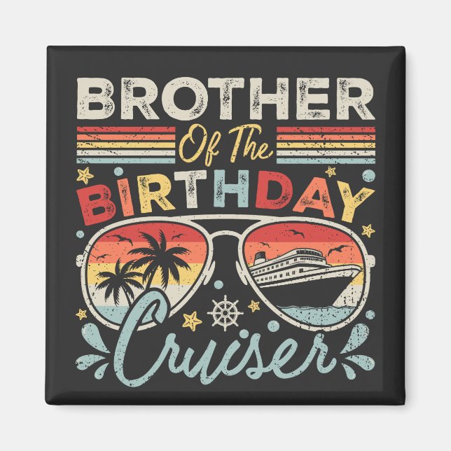 Imán Hermano de la plaza de vacaciones de crucero de cu (Frente)