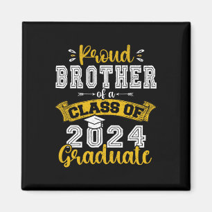 Imán Hermano De Un Cl De 2024 Graduado Graduado Graduad