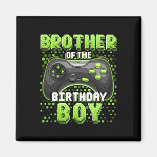 Imán Hermano Del Bi De Videojuego De Cumpleaños