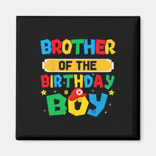 Imán Hermano Del Niño Cumpleañero Juego De Videojuegos