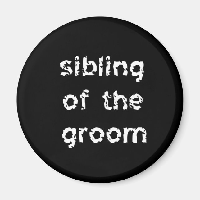 Imán Hermano del novio (Frente)