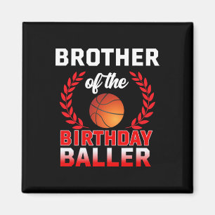 Imán Hermano Del Tema Del Cumpleaños Byller Bysketbyll 