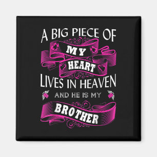 Imán Hermano Día Conmemorativo Mi Ángel Guardián A Gran