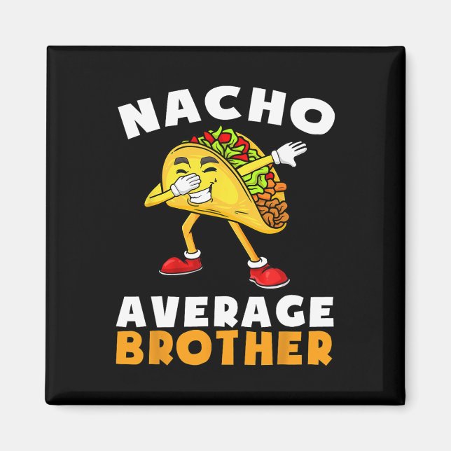 Imán Hermano divertido no promedio Cinco De Mayo Mexica (Frente)