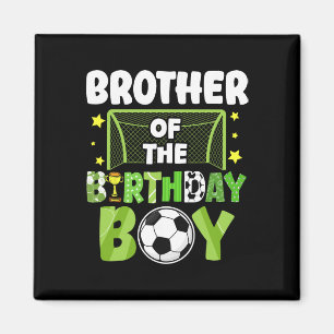 Imán Hermano Fútbol Cumpleaños Chico Fiesta Fútbol Fami