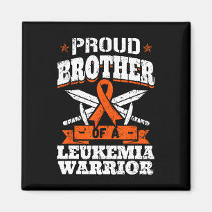 Imán Hermano Orgulloso De Un Guerrero De La Leucemia, C