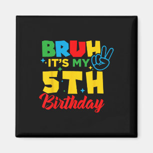 Imán Hermano, tengo 5 años, es mi cumpleaños número 5, 