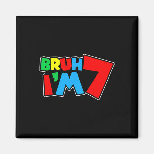 Imán Hermano, tengo 7 años, es mi cumpleaños número 7,