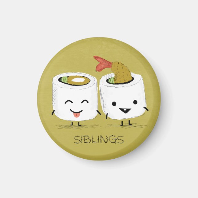 Imán Hermanos Sushi (Frente)