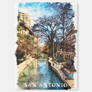 Imán Hermosa ciudad de San Antonio Texas
