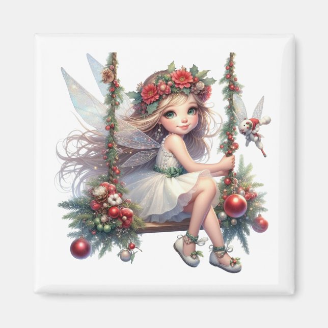 Imán Hermosa fábrica de Navidades (Frente)