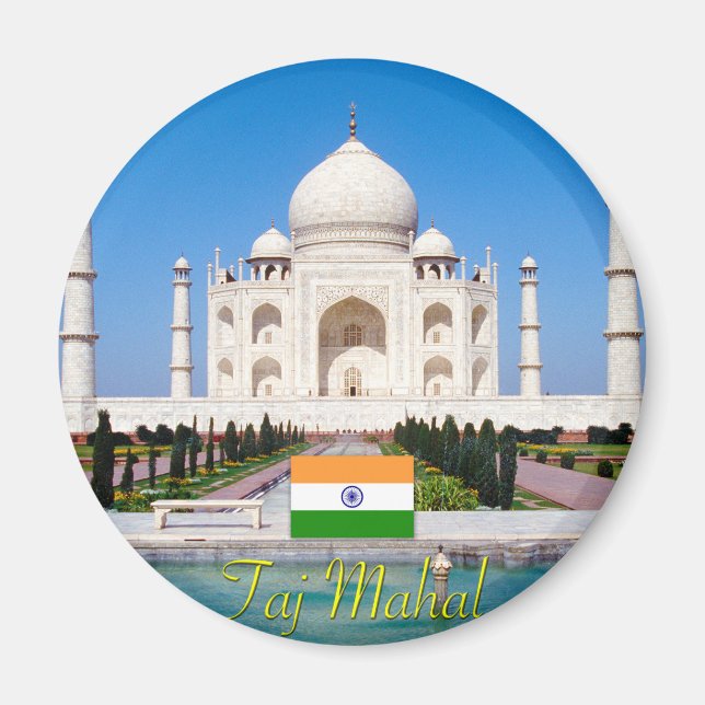 Imán Hermosa foto de Taj-Mahal India Pro (Frente)