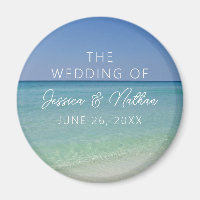 Hermosa fotografía de playa Boda personalizado