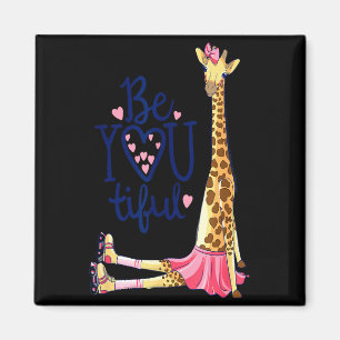 Imán Hermosa Jirafa _ Inspira Sé Tú Jirafa Animal 