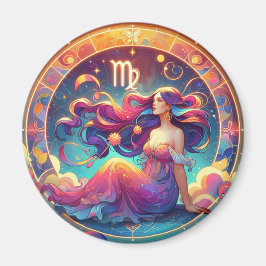 Imán Hermosa mujer virgo | Arte de Horoscopio
