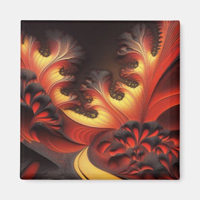 Imán Hermosa Newtonbrot de color otoñal (Frente)