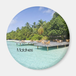 Imán Hermosa playa en maldivas