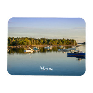 Imán Hermosa puesta de sol de la costa de Maine