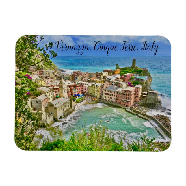 Imán Hermosa Vernazza, Italia Magnet (Horizontal)