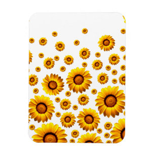 Imán Hermosas flores amarillas