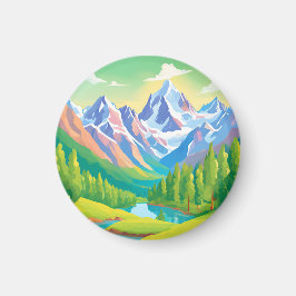 Imán Hermosas montañas