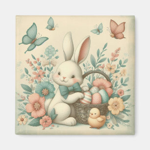 Imán Hermoso de Pascua y pollo